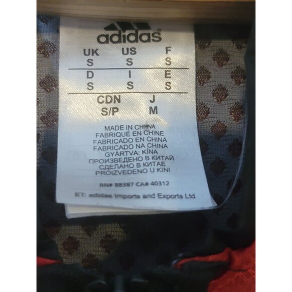 Adidas Crazy Ghost Track Jacket Size Small Maroon‎ Full Zip Pockets - Picture 6 of 6